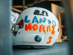 Norris unveils helmet designed by young fan for British GP